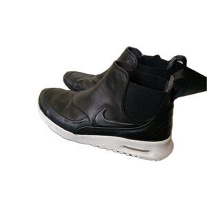 Nike Air Max Thea Mid “Black Sail” Women's 9 Black Leather Athletic Sneakers